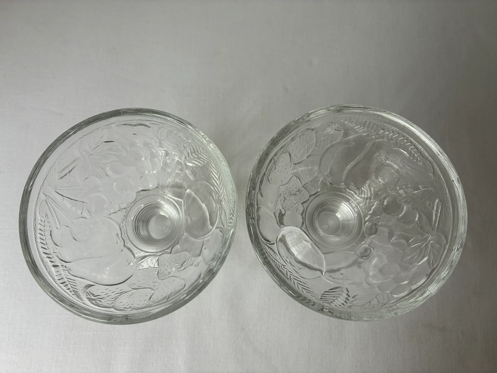 Lot de 2 coupes à glace / verres à dessert vintage en verre Luminarc France – photo 6